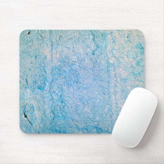 Turquoise gestresste grungy textuur muismat (Met muis)