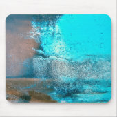 Turquoise getextureerd Abstract Muismat (Voorkant)