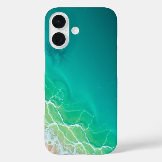 Turquoise getijden: een tropische ontsnapping Case-Mate iPhone case (Achterkant)