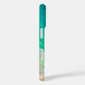 Turquoise getijden: een tropische ontsnapping Case-Mate iPhone case (Achterkant / Rechts)