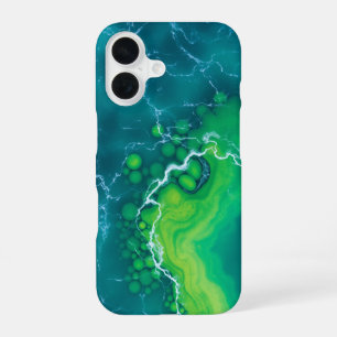 Turquoise getijden: een tropische ontsnapping iPhone 16 hoesje