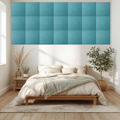 Turquoise geweven textuur - modern en stijlvol tegeltje