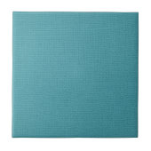 Turquoise geweven textuur - modern en stijlvol tegeltje (Voorkant)
