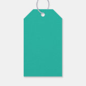 Turquoise Gift Labels Cadeaulabel (Achterkant)