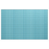 Turquoise Gingham Fabric Stof (Fat Quarter)