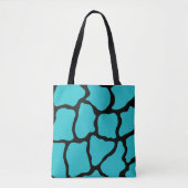 Turquoise Giraffe Beach Purse Canvas tas Gift (Voorkant)