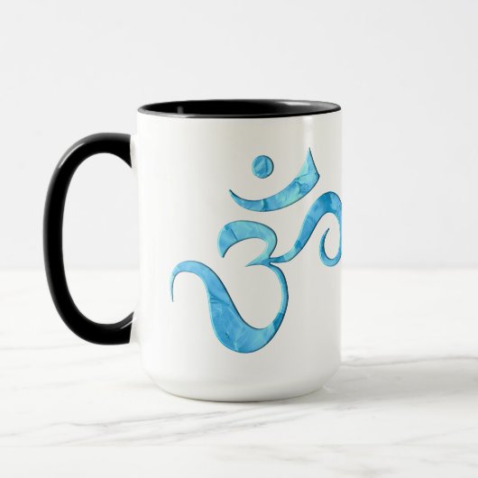 Turquoise Glans Om Mok (Links)