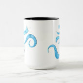 Turquoise Glans Om Mok (Midden)
