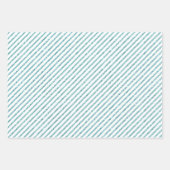 Turquoise Glitter Baby Voeten Wrapping Paper Sheet (Voorkant 2)