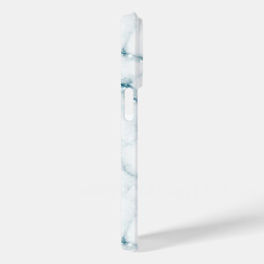 Turquoise Glitter Marble Personalized Case-Mate iPhone Case (Achterkant / Rechts)