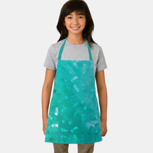 Turquoise Glitter Schort (Insitu)