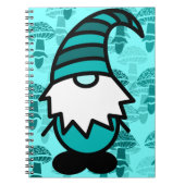 Turquoise Gnome Notitieboek (Voorkant)