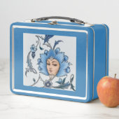 Turquoise Gol Banoo – Perzische Kunst Reisekoffer (In situ)