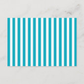 Turquoise Gold Baby shower Book Kaart brengt boek  (Achterkant)