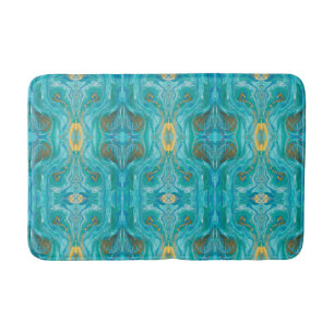  Turquoise Gold Marble  Badmat