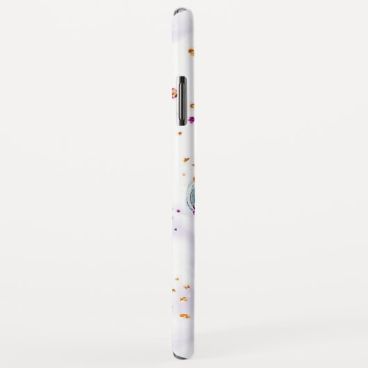 *~* Turquoise Gold Pink Glitter Mermaid Case-Mate iPhone Case (Achterkant/rechts)