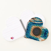 Turquoise Gold Sun Southwestern Art Notitieboek (Binnen)