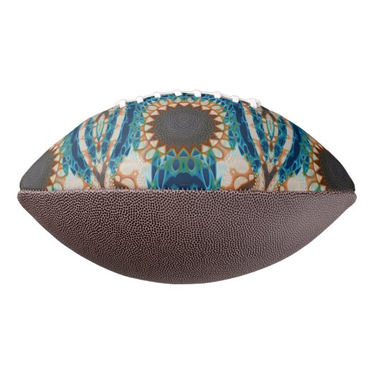 Turquoise Gold Sun Zuidwestelijke Kunst American Football (Gedraaid 90)