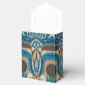 Turquoise Gold Sun Zuidwestelijke Kunst Bedankdoosjes (Geopend)