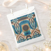 Turquoise Gold Sun Zuidwestelijke Kunst Bedankzakje (Geknipt)