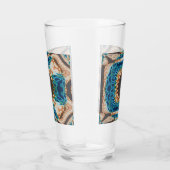 Turquoise Gold Sun Zuidwestelijke Kunst Glas (Rechts)