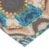 Turquoise Gold Sun Zuidwestelijke Kunst Korte Tafelloper (Hoek)