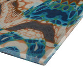 Turquoise Gold Sun Zuidwestelijke Kunst Snijplank (Hoek)