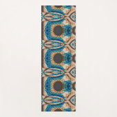 Turquoise Gold Sun Zuidwestelijke Kunst Yogamat (Voorkant)