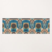 Turquoise Gold Sun Zuidwestelijke Kunst Yogamat (Voorkant (horizontaal))