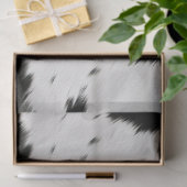 Turquoise goud, zwart wit Koeienhuid Tissuepapier (Geschenk)