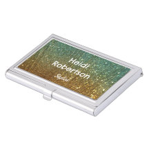 Turquoise gouden neon glitters