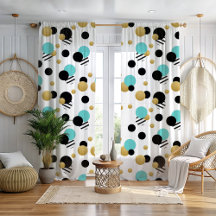 Turquoise gouden stip