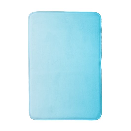 Turquoise gradiënt badmat (Voorkant Verticaal)