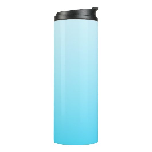 Turquoise gradiënt thermosbeker (Gedraaid links)