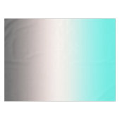 Turquoise gray Ombre Tafelkleed (Voorkant (Horizontaal))