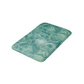 Turquoise Green Abstract Badmat (Gekanteld)