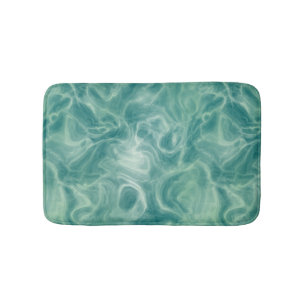 Turquoise Green Abstract Badmat