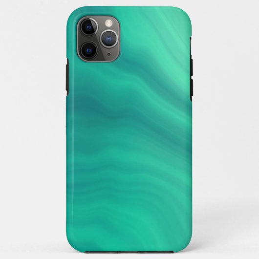 Turquoise Green Abstract Pattern Case-Mate iPhone Case (Achterkant)