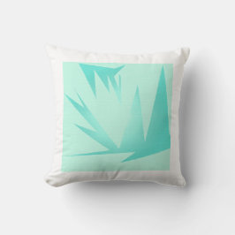 Turquoise Green Blue Abstracte Art Kussen