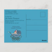 Turquoise Green Blue Photo Briefkaart (Achterkant)