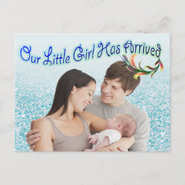 Turquoise Green Blue Photo Briefkaart