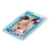 Turquoise Green Blue Photo lijst Magneet (Linkerzijde)