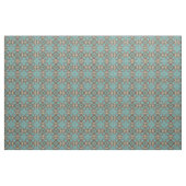 Turquoise Green Brown Bali Batik Style Pattern Stof (Fat Quarter)