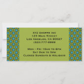 Turquoise Green Cadeaucertificaat (Achterkant)