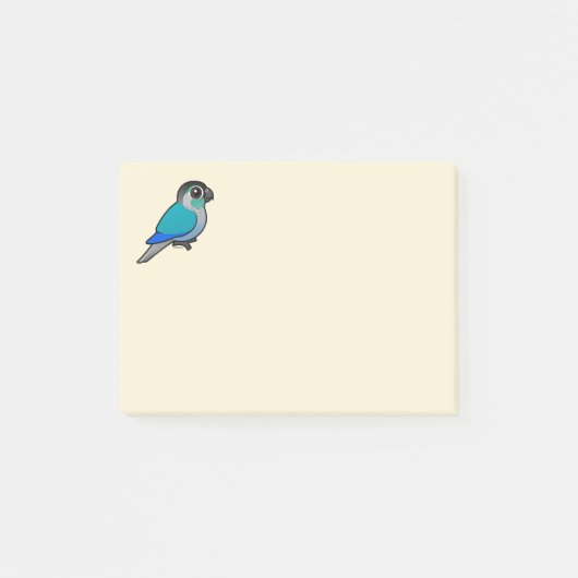 Turquoise Green-cheeked Conure Post-it® Notes (Voorkant)