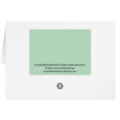 *~* Turquoise & Green Healing Energy Sending Light (Achterkant Horizontaal)