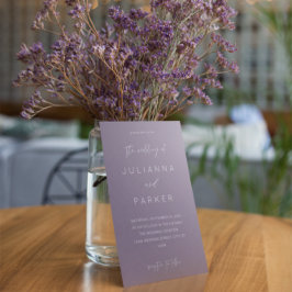 Turquoise Green MOD Calligraphy Wedding Kaart