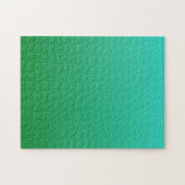 Turquoise Green Ombre Legpuzzel (Horizontaal)