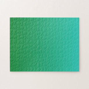 Turquoise Green Ombre Legpuzzel