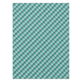 Turquoise green plaid . tafelkleed (Voorkant)